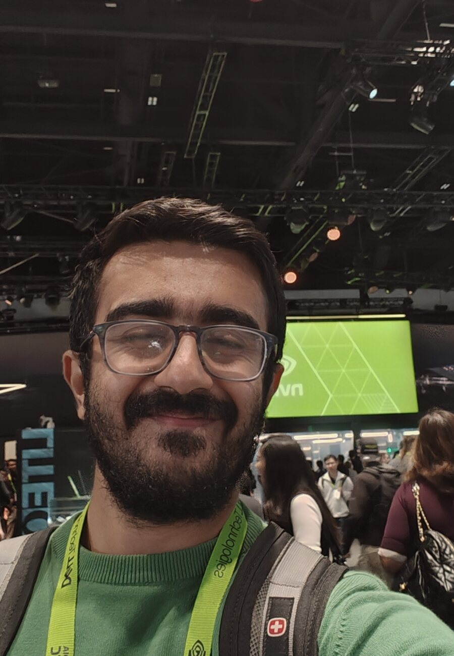 Rushant at NVIDIA GTC in the Bay Area
