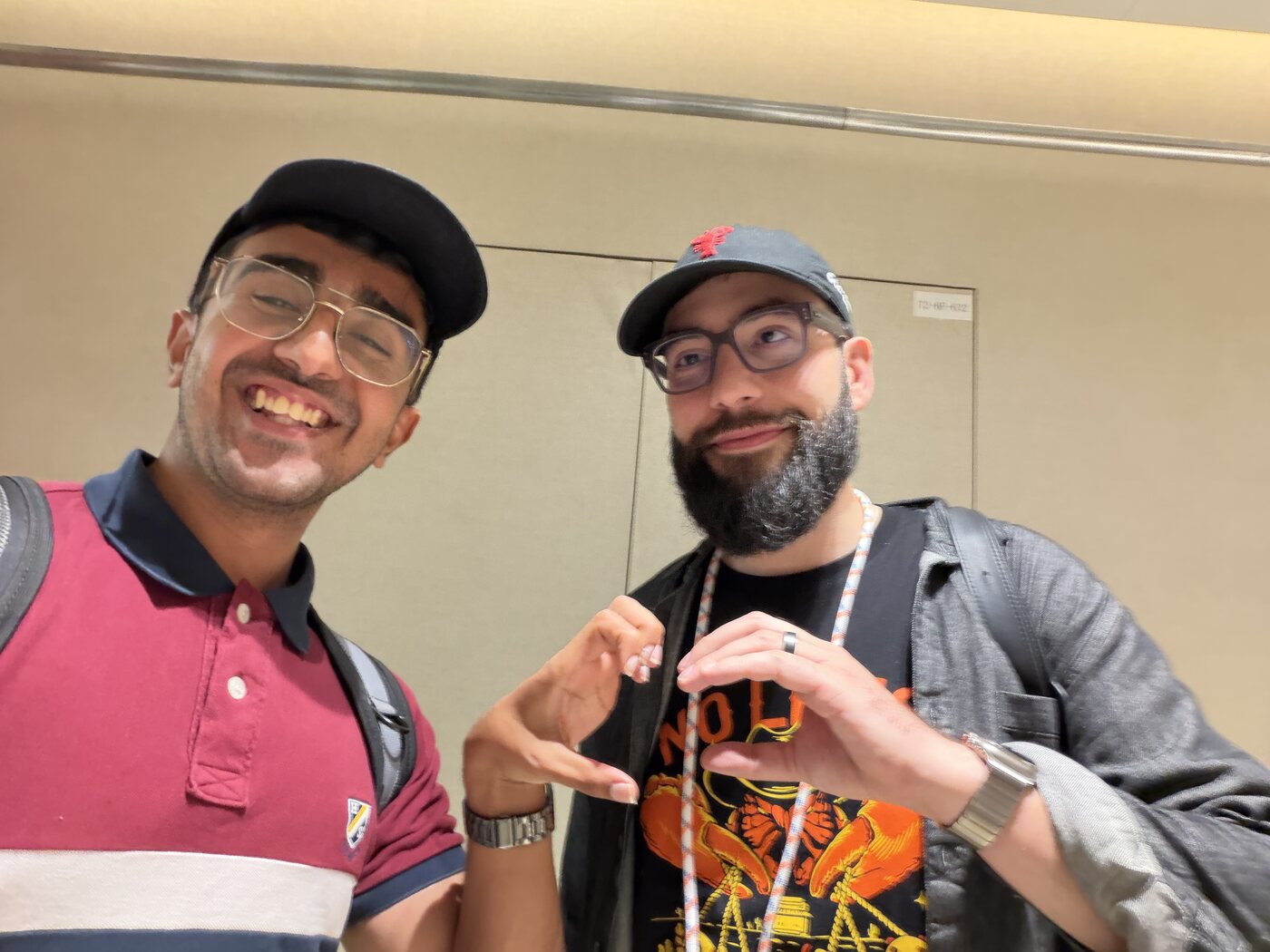 Rushant with Vincent Koc